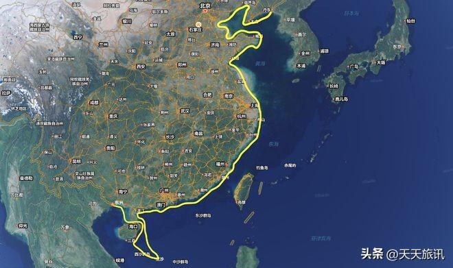 中国有多长的海岸线（中国海岸线长度是多少千米）(图1)