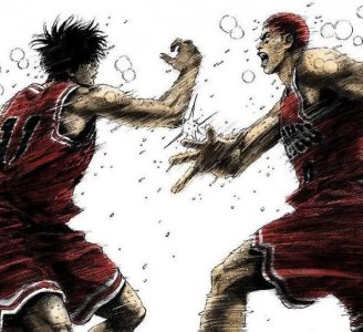 ​灌篮高手结局樱木和流川枫击掌（灌篮高手大结局时）