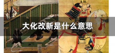 ​大化改新是什么意思