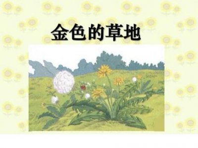 ​部编版金色的草地课文原文