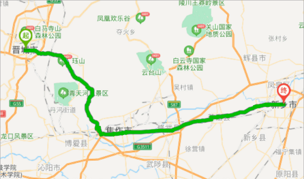 新元高速起点和终点,晋新高速起点和终点是哪图1