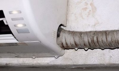 ​洗完空调后漏水怎么办,空调清洗后不久又有霉味