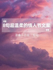 ​情人节文案短句干净治愈夫妻