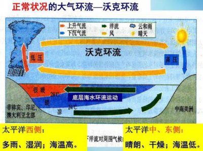 ​厄尔尼诺和拉尼娜现象的成因