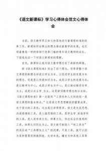 ​语文教学心得体会总结(语文教学心得与反思)