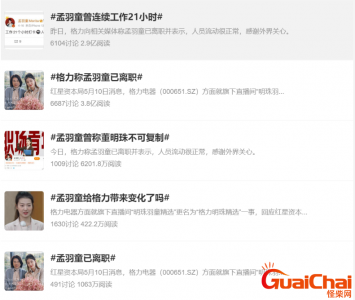 ​董明珠接班人 孟羽童出走格力真相