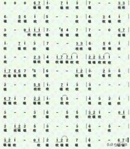 ​嗨小丰24孔口琴演奏天空之城，附简谱