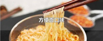 ​一袋半方便面有什么口味 1袋半方便面