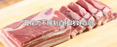 ​怎样腌制烤五花肉 烤制五花肉怎样腌制