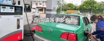 ​一升92#汽油等于多少斤 92一升汽油等于多少斤