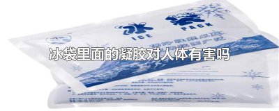 ​冰袋里面的凝胶对人体有害吗 凝胶冰袋和普通冰袋