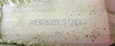 ​白菜放久了有黑点 白菜放久了为什么会发白