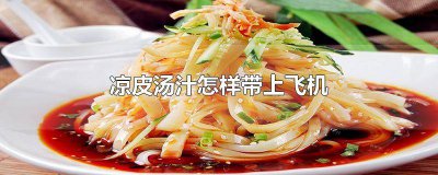 ​凉皮的调料汁能带上飞机吗 飞机上能带面皮汤汁吗