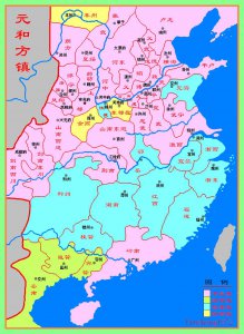 ​唐朝四十八藩镇图(高清大图)