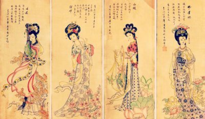 ​李白作诗赞美杨贵妃，短短28字，把女人的美描述到了极致！