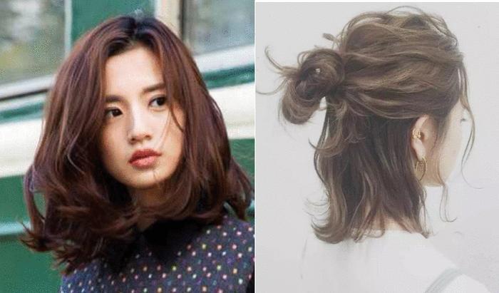女人如果脸大, 尽量少留直发! 试试“锁骨发”, 显脸小还更有气质