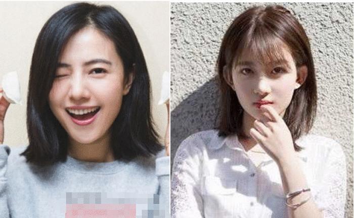 女人如果脸大, 尽量少留直发! 试试“锁骨发”, 显脸小还更有气质