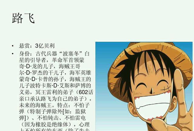 海贼王人物介绍（史上最全）