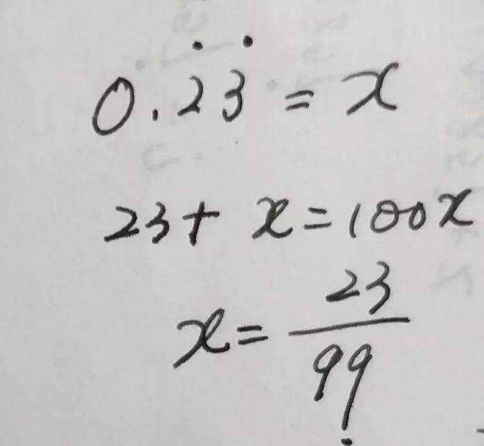 小学数学之循环小数与分数