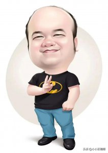 ​换个头像吧，油腻中年大叔的漫画头像，秃头脱发大肚腩，很真实
